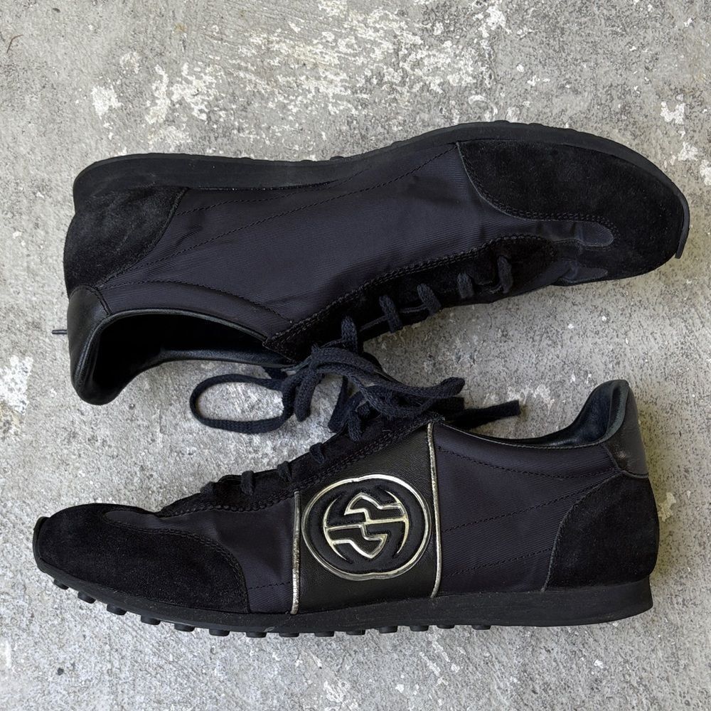 Gucci, nylon and suede men’s sneakers